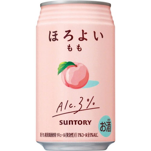 Suntory Horoyoi chuhai o smaku białej brzoskwini 3%, 350ml | JaponiaCentralna.pl