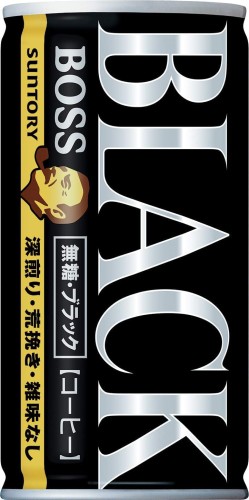 Suntory Boss Black niesłodzona czarna kawa, 185ml  | JaponiaCentralna.pl