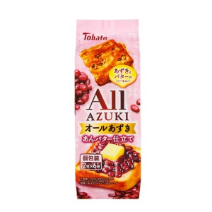 Tohato All Azuki cookies with sweet red bean paste, 12 pieces