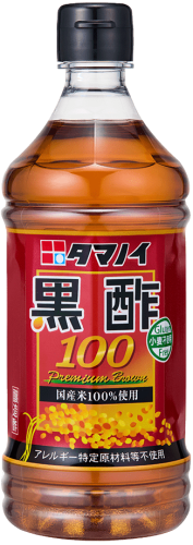 Tamanoi Premium brązowy ocet ryżowy Kurozu, 500ml  |   JaponiaCentralna.pl