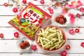 Tohato Beano chrupki groszkowe o smaku śliwki Ume, 51g | JaponiaCentralna.pl