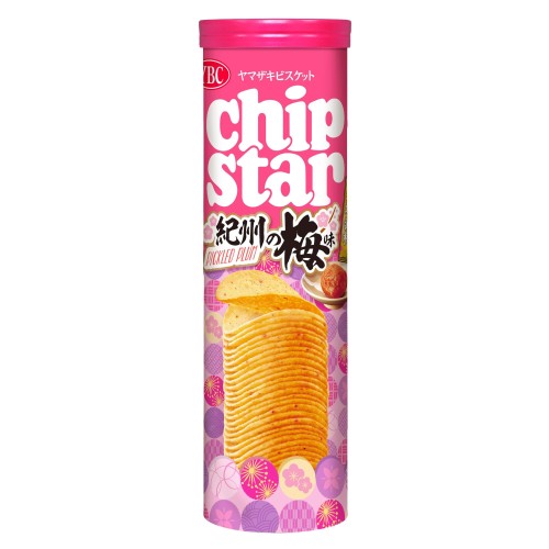 YBC Chip Star chipsy o smaku śliwki Ume, 105g | JaponiaCentralna.pl