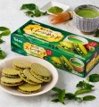 Tohato Harvest herbatniki o smaku Matcha z kremem i czekoladą, 150g | JaponiaCentralna.pl