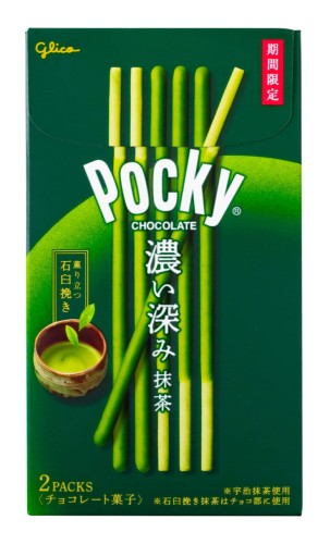 Glico Pocky w polewie z zieloną herbatą Matcha - 61.6g | JaponiaCentralna.pl