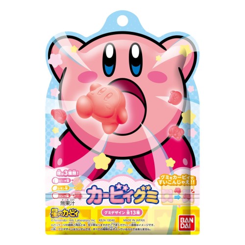 Bandai Kirby żelki w 3 owocowych smakach, 38g | JaponiaCentralna.pl