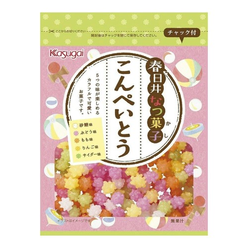Kasugai japońskie cukierki Konpeito w 5 smakach, 85g | JaponiaCentralna.pl