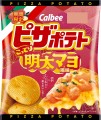 Calbee chipsy pizza potato o smaku mentaiko i majonezu, 57g  | JaponiaCentralna.pl