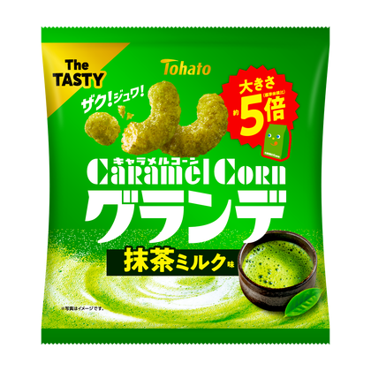 Tohato Grande chrupki kukurydziane o smaku Matchy, 55g | JaponiaCentralna.pl