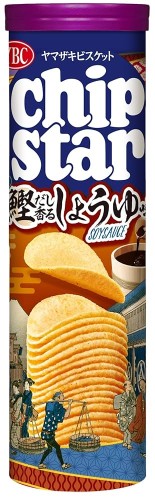 YBC Chip Star chipsy o smaku bulionu dashi i sosu sojowego, 105g | JaponiaCentralna.pl