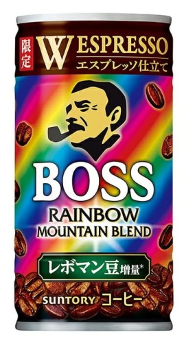 Suntory Boss kawa Rainbow Mountain Blend z podwójnym espresso, 185ml | JaponiaCentralna.pl