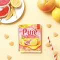 Kanro Pure Premium Pink Lemonade żelki o smaku cytryny i różowego grejpfruta z nadzieniem | JaponiaCentralna.pl