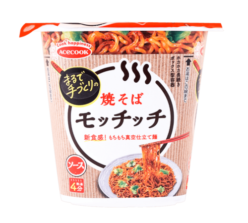 Acecook Yakisoba Mocchicchi sprężysty makaron instant yakisoba, 97g | JaponiaCentralna.pl