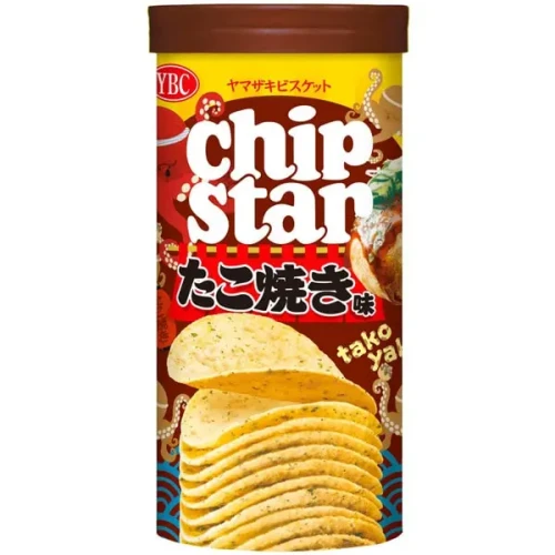 YBC Chip Star chipsy o smaku takoyaki, 45g | JaponiaCentralna.pl