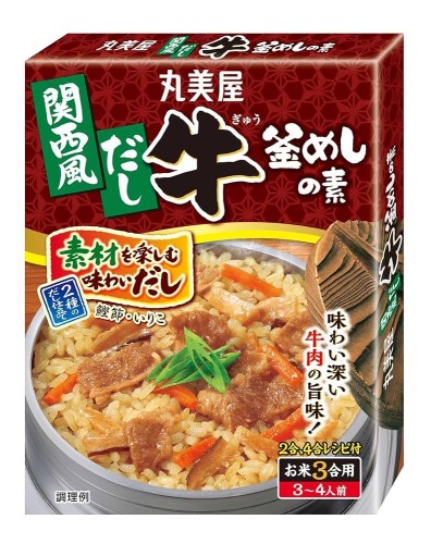 Marumiya baza do ryżu z dashi i wołowiną, 180g | JaponiaCentralna.pl