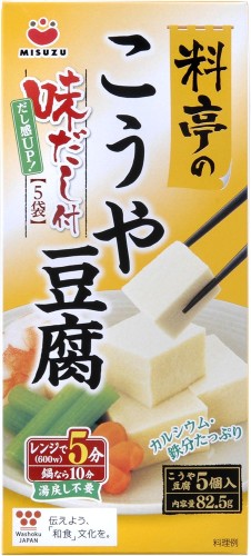 Misuzu Koya-dofu liofilizowane z przyprawą dashi, 82,5 g | japoniacentralna.pl