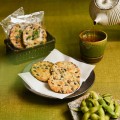 Sanko Chrupiące krakersy ryżowe z solonym edamame Marudaizu, 115,2g | JaponiaCentralna.pl
