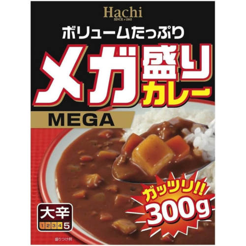 Hachi Megamori Instant Curry bardzo pikantne, 300 g | JaponiaCentralna.pl