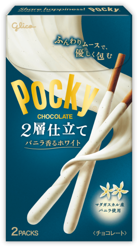 グリコ ポッキー 2層仕立て[バニラ香るホワイト] 52.2g