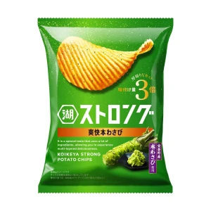 Koikeya Strong chips with real Wasabi, 52 g