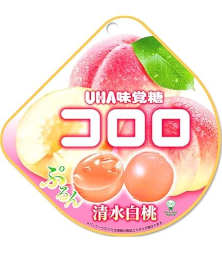 UHA Kororo żelki o smaku białej brzoskwini, 40g | JaponiaCentralna.pl