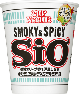 Nissin Cup Noodles Instant ramen Smoky & Spicy Sio, 75g