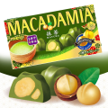 Meiji orzechy macadamia w czekoladzie Matcha, 63g  | JaponiaCentralna.pl