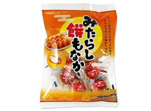 Bessho Seika tradycyjne słodycze Japońskie Mochi z sosem sojowym w wafelku, 210g    |   japoniacentralna.pl