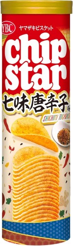 YBC Chip Star chipsy o smaku przyprawy Shichimi Togarashi, 105g | JaponiaCentralna.pl