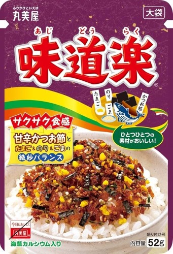 Marumiya Furikake przyprawa do ryżu AJIDORAKU - 28g   |   japoniacentralna.pl