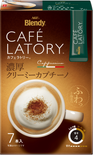 AGF Blendy Stick Kawa kremowe Cappuccino, 7 szt. | japonia centralna.pl