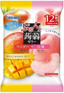 Orihiro Purunto galaretki konjac o smaku mango i  białej brzoskwini, 240 g