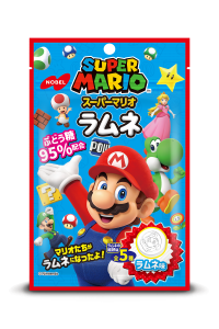 Nobel Super Mario Cukierki pudrowe Ramune, 40g