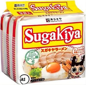 Sugakiya instant ramen Tonkotsu z Dashi, 3szt. x 111g