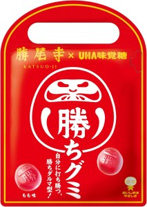 UHA żelki brzoskwiniowe w kształcie Daruma, 25g