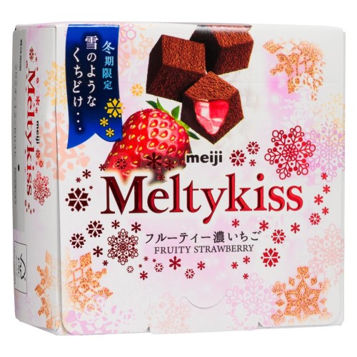 明治 メルティーキッス フルーティー濃いちご 56g JaponiaCentralna.pl