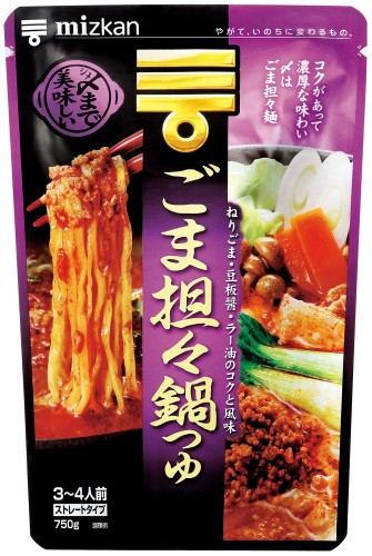 Mizkan gotowa zupa Tantan z sezamem do dań Nabemono, 750g | JaponiaCentralna.pl