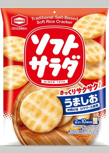 Kameda chrupiące krakersy ryżowe 136,8g   |   japoniacentralna.pl