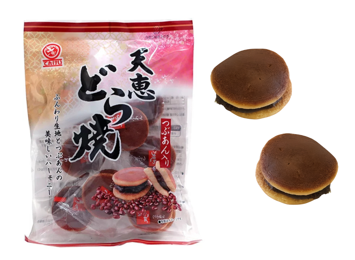 天恵製菓 天恵どら焼 つぶあん入り, 140g JaponiaCentralna.pl