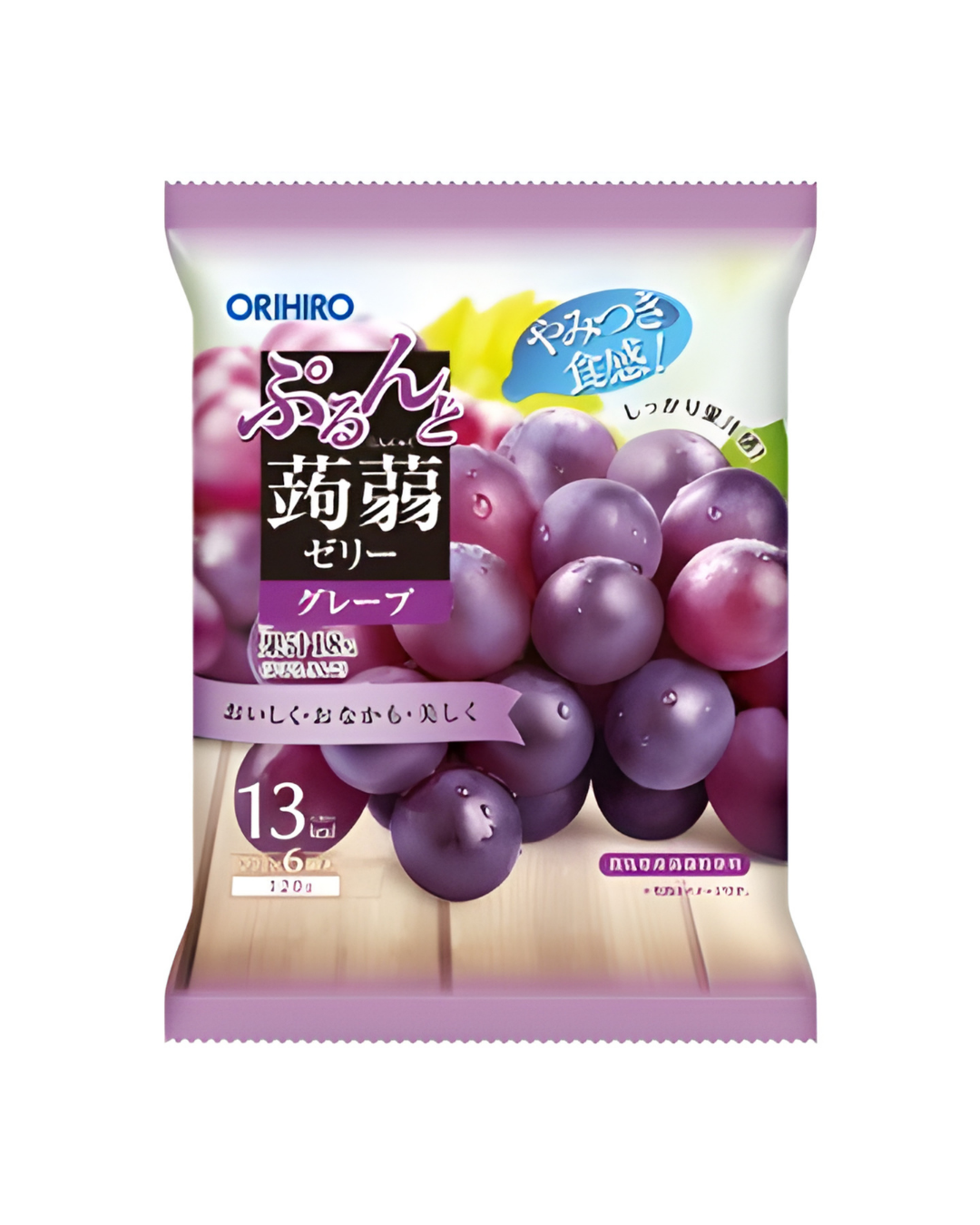 マンナンライフ ぷるんと蒟蒻ゼリーパウチ グレープ, 120g