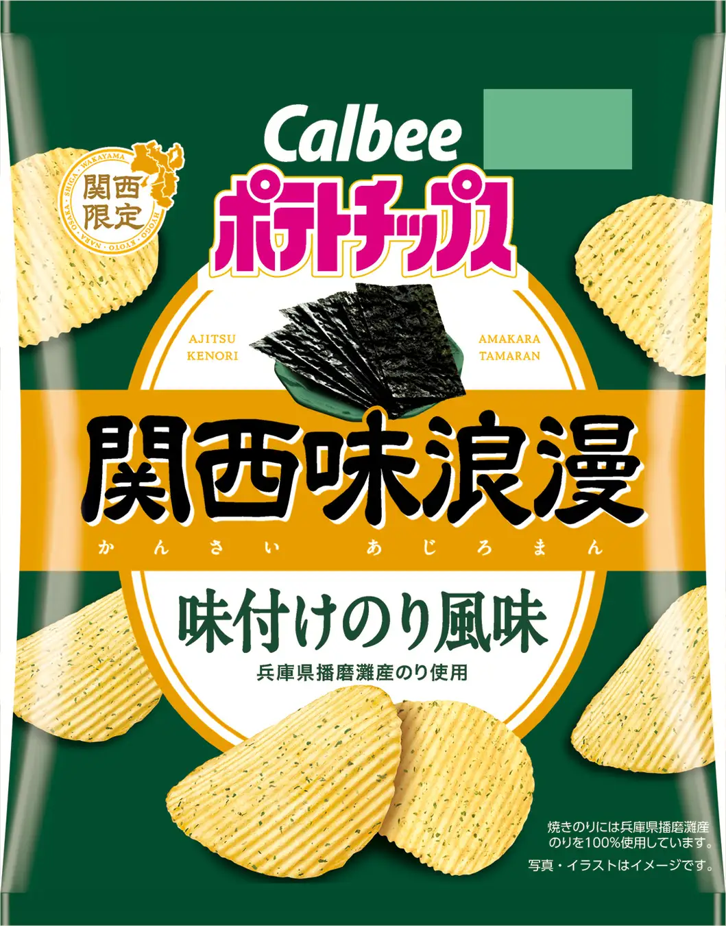 ポテトチップス関西味浪漫 味付けのり風味 60g JaponiaCentralna.pl