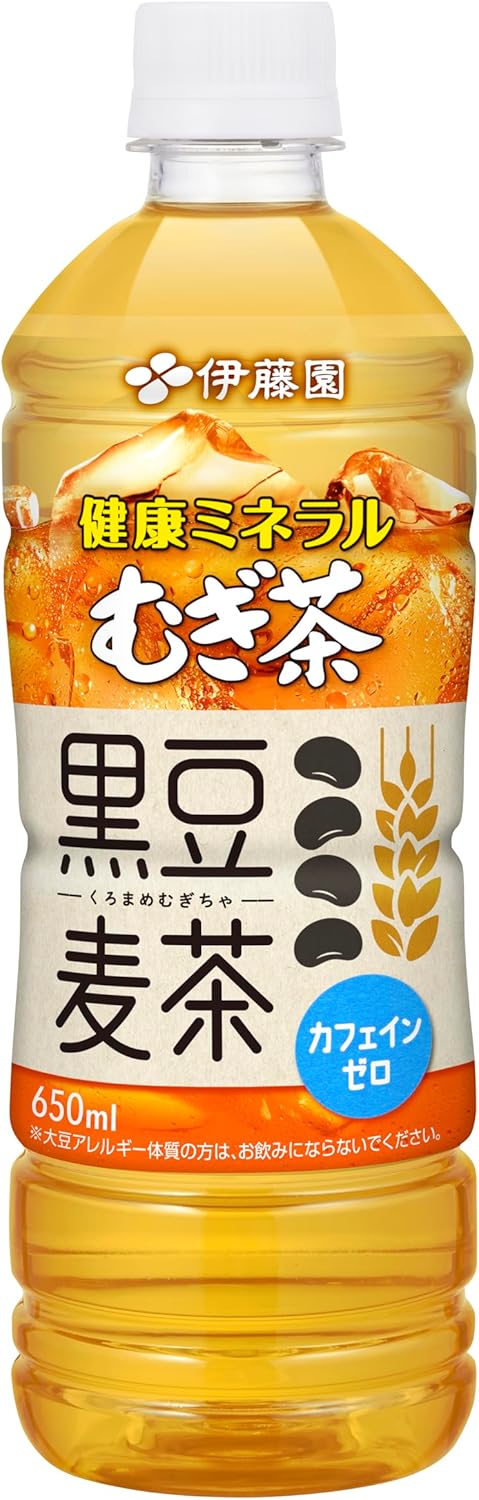 伊藤園 健康ミネラルむぎ茶 黒豆麦茶 650 ml JaponiaCentralna.pl