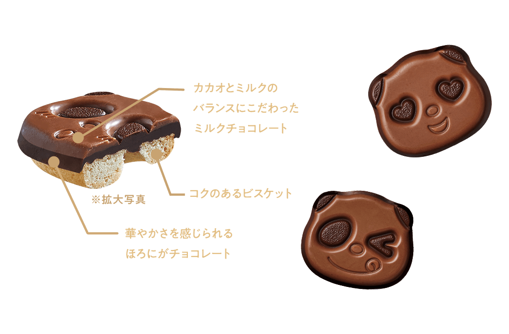 カバヤ さくさくぱんだ ミルクチョコのビスケット 47g JaponiaCentralna.pl