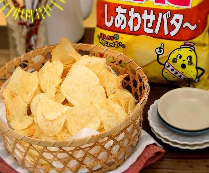 カルビーポテトチップス しあわせバター 60g JaponiaCentralna.pl
