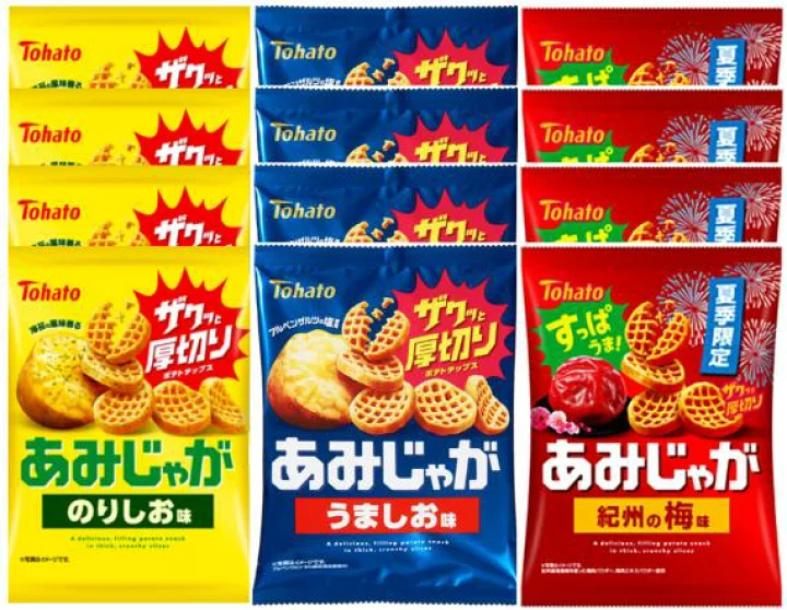 東ハト あみじゃが・のりしお 55g JaponiaCentralna.pl