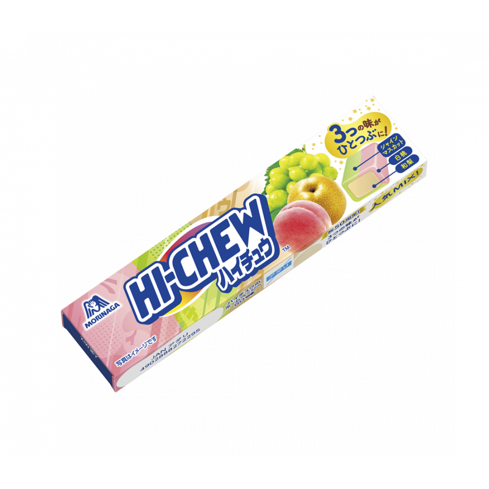 森永製菓 ハイチュウ＜人気ミックス＞55,2 g JaponiaCentralna.pl