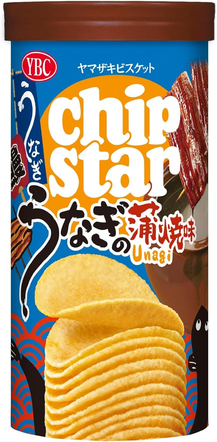 チップスター うなぎの蒲焼き味 2個 ヤマザキビスケット チップスターSうなぎの蒲焼味, 45g