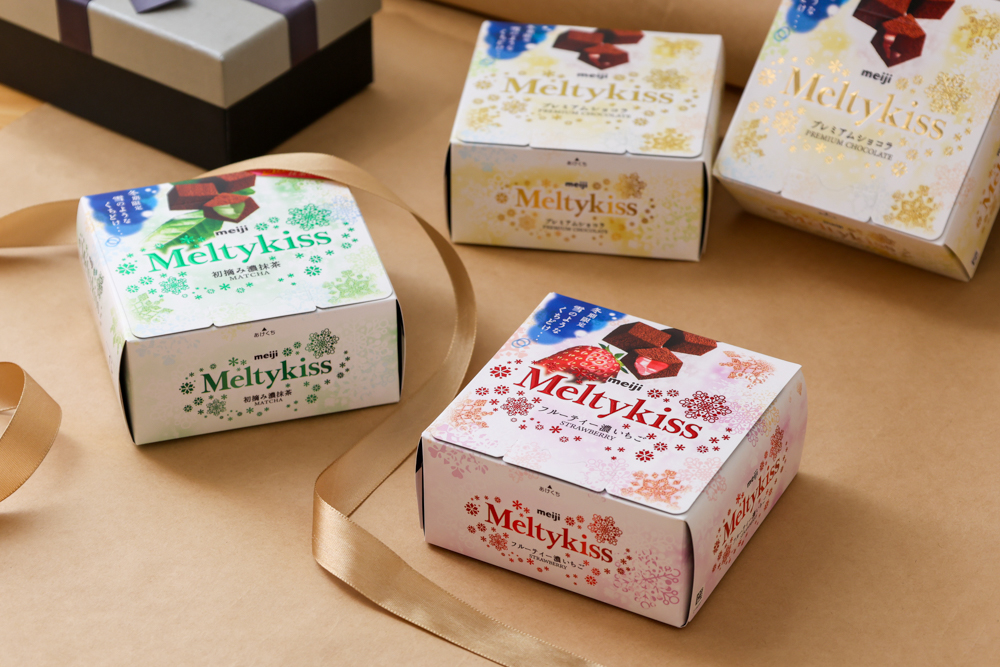 めぐうみめい様　メルティーキッス60箱 まとめ売り メルティーキッス3種アソートスクエアBOX