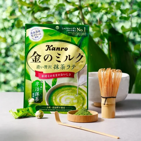 カンロ 金のミルクキャンディ 抹茶ラテ 61g JaponiaCentralna.pl